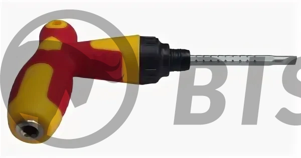 Отвертка Т-образная двухст. с трещоткой РН2/SL6 110мм