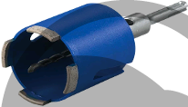 КОРОНКА ПО БЕТОНУ Bisontools в сборе 90мм